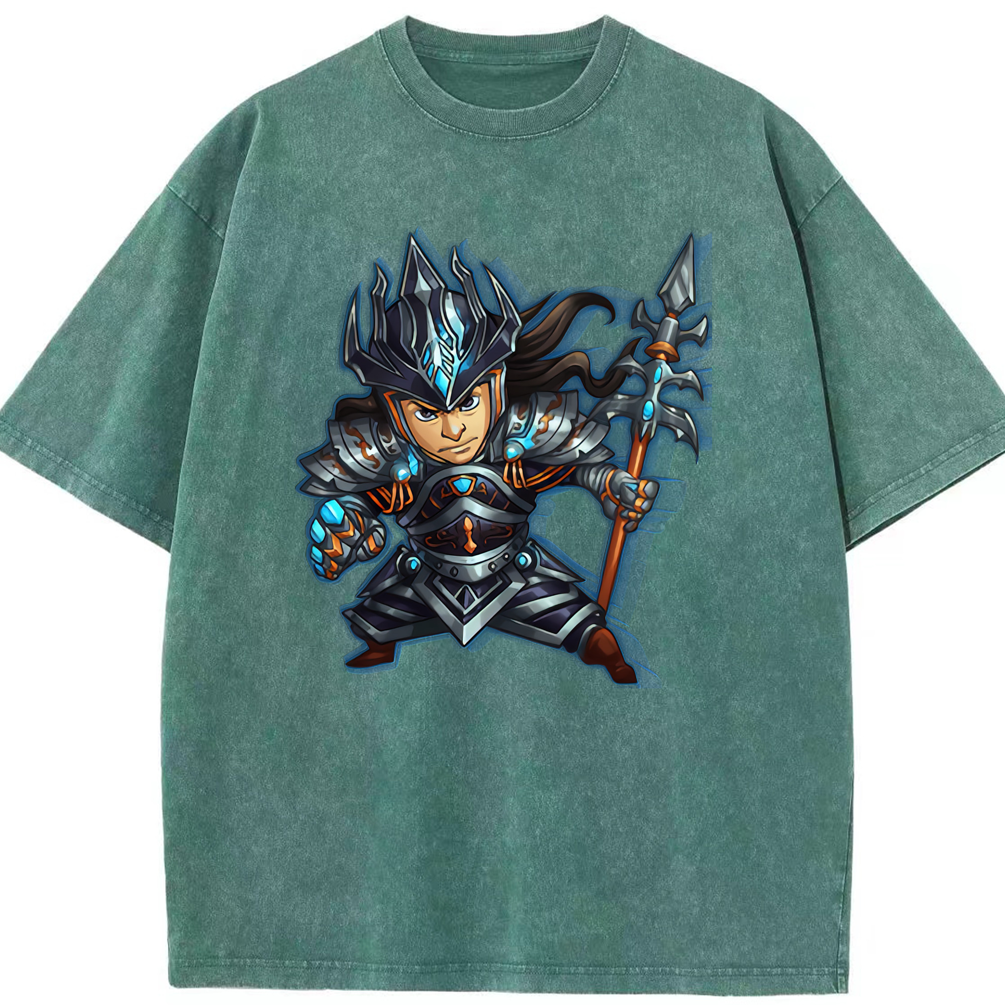 リーグ・オブ・レジェンド League of Legends LOL 綿100% ヴィンテージ風 半袖Tシャツ（フロントプリント）
